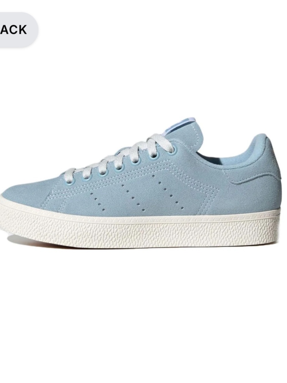 women’s adidas originals Stan Smith CS - EUC - size 8.5w - color clear sky blue